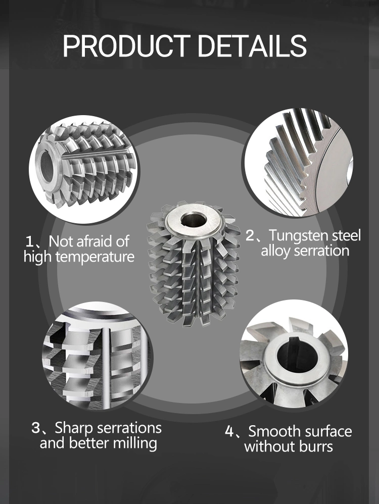 Customized High Precision HSS Module Pre-Grind Hobbing Cutter Gear Hob